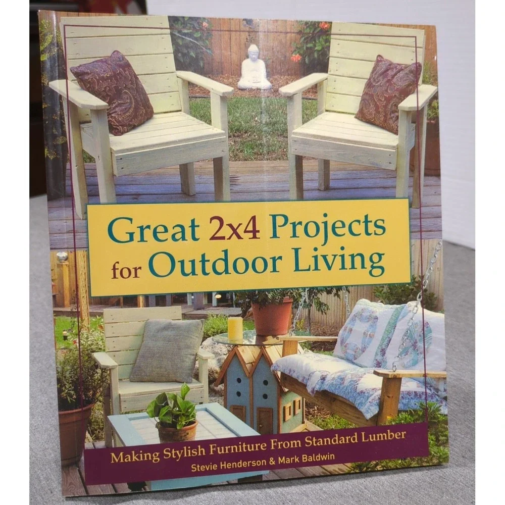 Great 2x4 Projects For Outdoor Living Henderson Baldwin 2008 Softcover LIKE‎ NEW